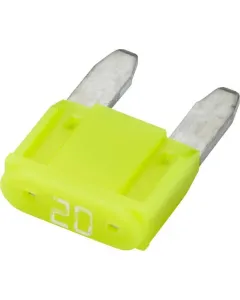 Hella - 8JS728596232 - Sicherung Mini-Flachstecker 32V 20A Länge 16,3mm Gelb Packung 10x