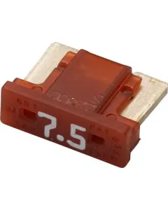 Hella - 8JS728596302 - Sicherung Mini-Flachstecker Low 7,5A Länge 8,4mm Braun Packung 5x