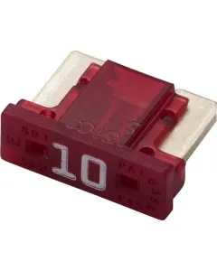 Hella - 8JS728596312 - Sicherung Mini-Flachstecker Low 10A Länge 8,4mm Rot Packung 5x