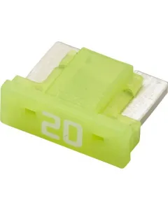Hella - 8JS728596332 - Sicherung Mini-Flachstecker Low 20A Länge 8,4mm Gelb Packung 5x