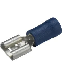 Hella - 8KW044022003 - Kabelmuffe Weiblich, Blau, 1,5-2,5mm² 6,3x0,8mm, Blister (100x), Hella