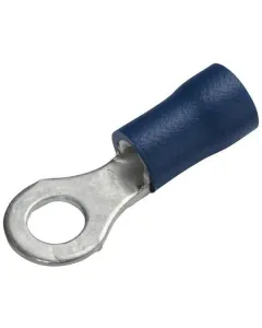 Hella - 8KW044028003 - Ringkabelschuh, Blau, 1,5-2,5mm² Diameter 4,3mm Serie A, Blister (100x), Hella