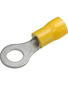 Hella - 8KW044029003 - Ringkabelschuh, Diameter 5,3mm Serie A, Gelb, 4-6mm² Blister (50x), Hella