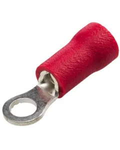 Hella - 8KW044275003 - Ringkabelschuh, Diameter 3,2mm Serie A, Rot, 0,5-1mm² Blister (100x), Hella
