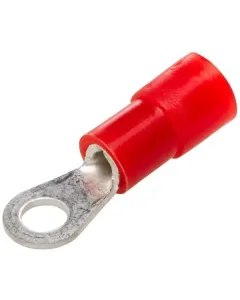 Hella - 8KW178042002 - Ringkabelschuh, Rot, 0,5-1,5mm² Diameter 3,2mm Serie A, Blister 100x