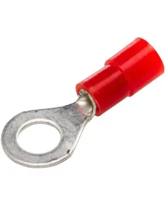 Hella - 8KW178042022 - Ringkabelschuh, Rot, 0,5-1,5mm² Diameter 5,3mm Serie A, Blister 100x