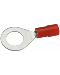 Hella - 8KW178042042 - Ringkabelschuh, Rot, 0,5-1,5mm² Diameter 8,3mm Serie A, Blister 50x