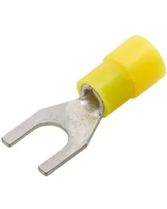 Hella - 8KW178045212 - Gabelkabelschuh, Diameter 6,5mm Gelb, 4-6mm² Serie A, Blister