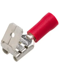 Hella - 8KW700143003 - Flachsteckhülse Weiblich, Rot, 0,5-1mm² 6,3x0,8mm, Blister 50x