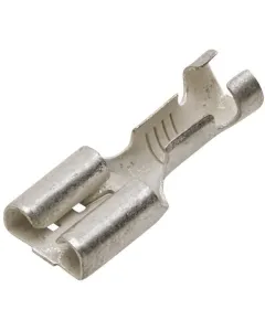 Hella - 8KW701235033 - Flachsteckhülse Weiblich, Silber, 1,5-2,5mm² 6,3x0,8mm, Blister 100x