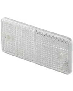 Hella - 8RA003326021 - Reflexreflektor Weiss, Geschraubt – Vorne