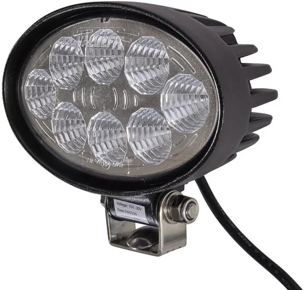 Hella ValueFit - 1GA357001001 - Arbeitsleuchte LED, 1200LM, Oval, 12/24V, Transparent, 65x120mm, 8 LED, Hella ValueFit