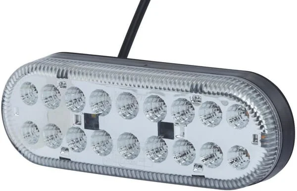 Hella ValueFit - 2BE357022001 - Richtungs- Und Standlicht LED, Front, Rechteckig, 12/24V, Transparent, Aufschraubbar, 165x31x58mm, Hella ValueFit