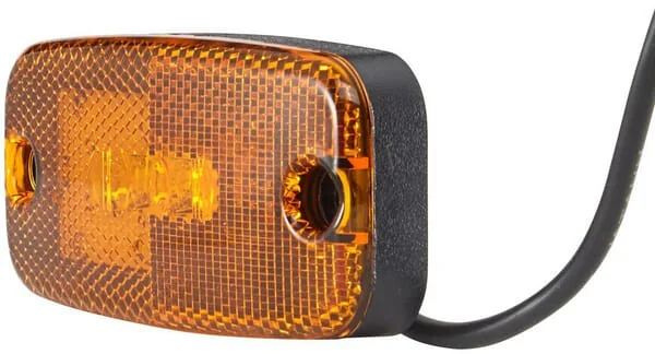 Hella ValueFit - 2PS357008011 - Markierungsleuchte LED, Rechteckig, 9/36V, Gelb, Verschraubt, 111x67x72.5mm, 3 LED, Hella ValueFit