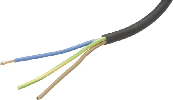Helukabel - H05VVF3X15BK - Kabel 3x1,5mm², Schwarz, PVC, Pro m Helukabel