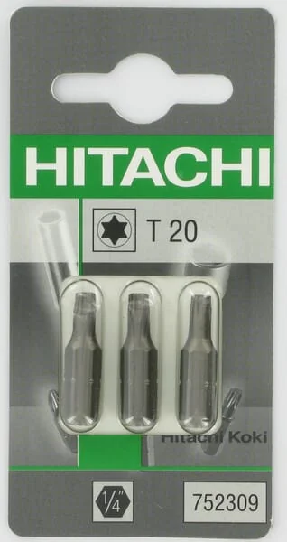 Hikoki - 752309 - Bits Torx 1/4" T20-25mm (3x)