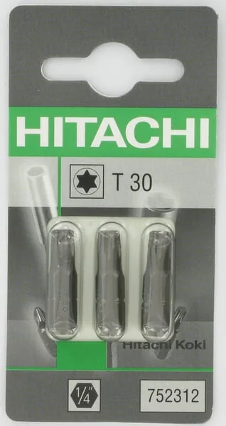 Hikoki - 752312 - Bits Torx 1/4" T30-25mm (3x)