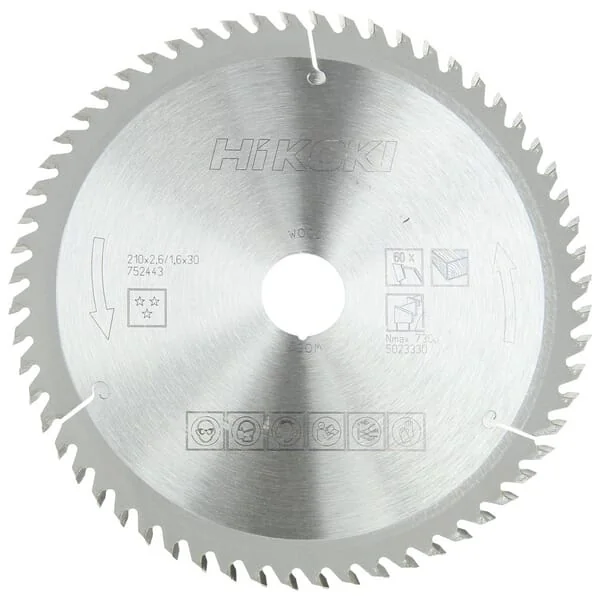 Hikoki - 752443 - HM-Kreissägeblatt 210x30 T60