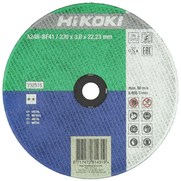 Hikoki - 752515 - Metall-Trennscheibe 230x3mm