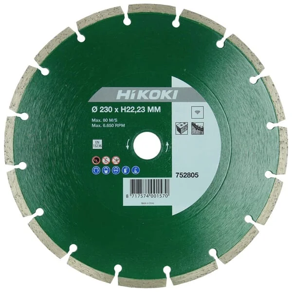 Hikoki - 752805 - Diamant-Saegeblatt Uni 230mm