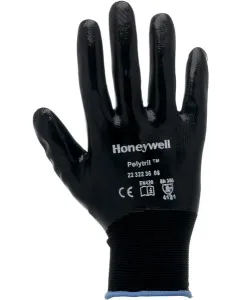 Honeywell - 223223609 - Arbeitshandschuhe Schwarz Polyamid 25 cm Lang Groesse 9/L Polytril™