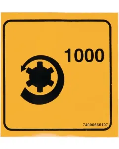 Howard - 74000666107 - Abziehbild 1000 U/Min
