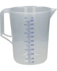 Hünersdorff - JK9390 - Messbecher 5,0 L PP