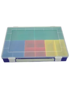 Hünersdorff - WE6006 - Sortimentskasten 335x225x55mm, Blau Polypropylen, 9 Fächer