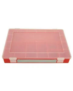 Hünersdorff - WE6047 - Sortimentskasten 335x225x55mm, Rot Polypropylen, 8 Fächer