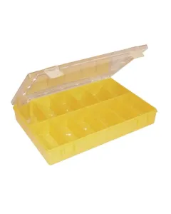 Hünersdorff - WE6082 - Sortimentskasten 250x170x46mm, Gelb Polypropylen, 12 Fächer