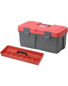 Hünersdorff - WE6631 - Werkzeugkoffer 485x260x230mm, 15l Fassungsvermögen, Blau/Grau Polypropylen