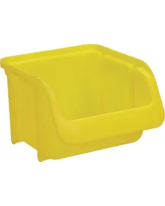 Hünersdorff - WE6712 - Aufbewahrungsbox 100x115x75mm, 0,46l Fassungsvermögen, Gelb Polypropylen, Linbin Nr.1