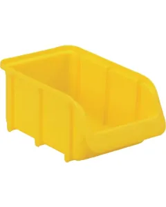 Hünersdorff - WE6722 - Aufbewahrungsbox 100x165x75mm, 0,73l Fassungsvermögen, Gelbes Polypropylen, Linbin Nr.2