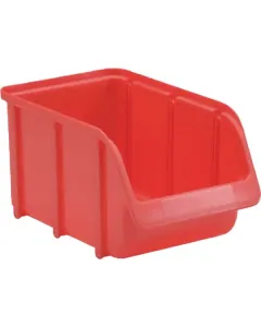 Hünersdorff - WE6731 - Aufbewahrungsbox 145x240x125mm, 3l Fassungsvermögen, Rotes Polypropylen, Linbin Nr.3