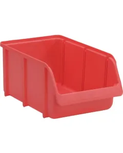 Hünersdorff - WE6741 - Aufbewahrungsbox 205x335x155mm, 7l Fassungsvermögen, Rot Polypropylen, Linbin Nr.4