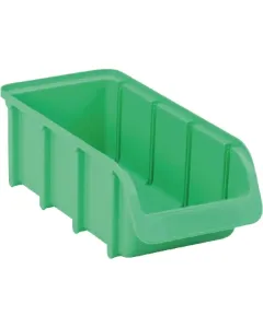 Hünersdorff - WE6824 - Aufbewahrungsbox 100x215x75mm, 1l Fassungsvermögen, Grüner Polypropylen, Linbin Nr.2l