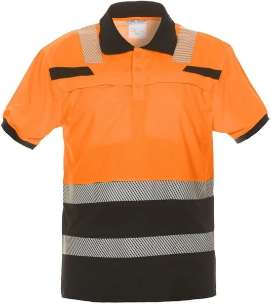 Hydrowear - 040445OBL - Poloshirt, Groesse L/42, Kurzaermlig, Orange/Schwarz