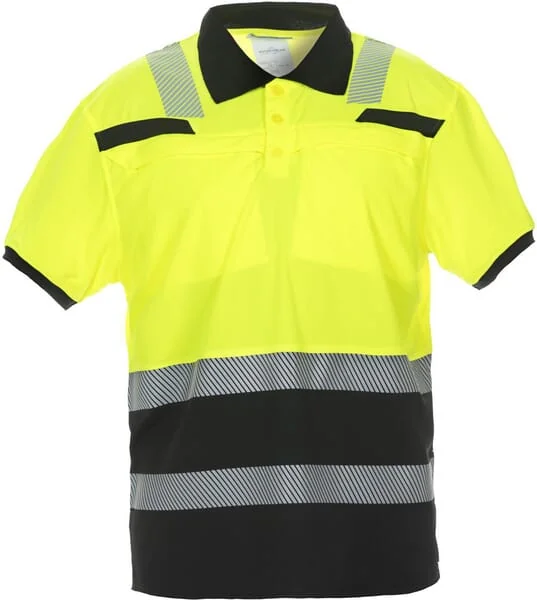 Hydrowear - 040445YB5XL - Poloshirt, Groesse 5XL/50, Kurzaermlig, Gelb/Schwarz