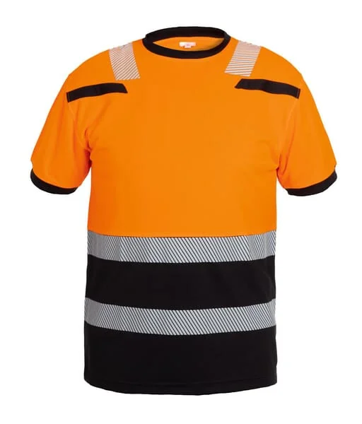 Hydrowear - 040465OBS - T-Shirt Hi-Vis S Orange/Schwarz Tulsa
