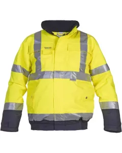 Hydrowear - 0520053XL - Pilotjacke Hi-Vis, Gelb-Blau, Groesse 3XL, UK:46/EU:62, Tenderline, Helios