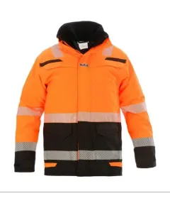 Hydrowear - 072398OBPM - Parka Jacke Hi-Vis, Orange-Schwarz, Größe M, UK:36-38/EU:50, RS Line, Uddel