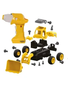 Jamara - JA405225 - Radlader Erstes RC-Kit 27-Teilig Mit Akkuschrauber