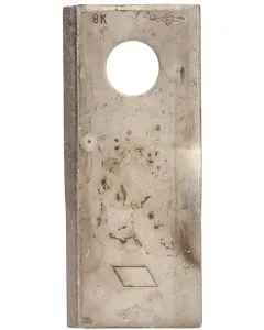 JF - 8113800062 - Mähbalkenmesser Rechts 114x48x4mm Loch Diameter 19mm; Geeignet für Kongskilde JF/Stoll