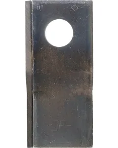 JF - 8113800063 - Mähbalkenmesser Rechts 106x49x4mm Loch Diameter 19mm; Geeignet für Kongskilde JF/Stoll