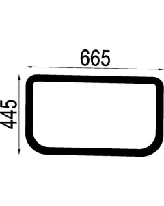 John Deere - AL220911 - Dachluke Glas