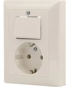 Jung - AS5576EUWW - Steckdose Mit Schalter