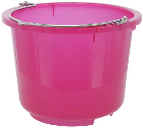 Kerbl - 298801 - Eimer Rosa Transparent 12l