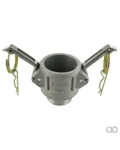 Kramp - HCN100BAL032 - Camlock Typ B 1-1/4" Außengewinde Aluminium