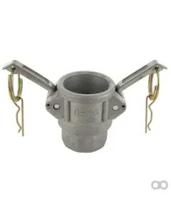 Kramp - HCN100DAL032 - Camlock Typ D 1 1/4 Zoll mit Innengewinde aus Aluminium