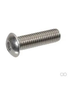 Kramp - ISO7380416RVSP050 - Flachrund-Sechskantschraube M4x16 Edelstahl-A2